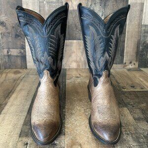 Tony Lama Vintage Bullhide Western Cowboy Boots Mens 10.5 D
